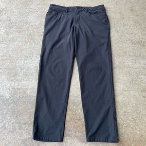 Obsidian Lululemon ABC 5 Pocket Classic Fit 34 M5583S Warpstreme